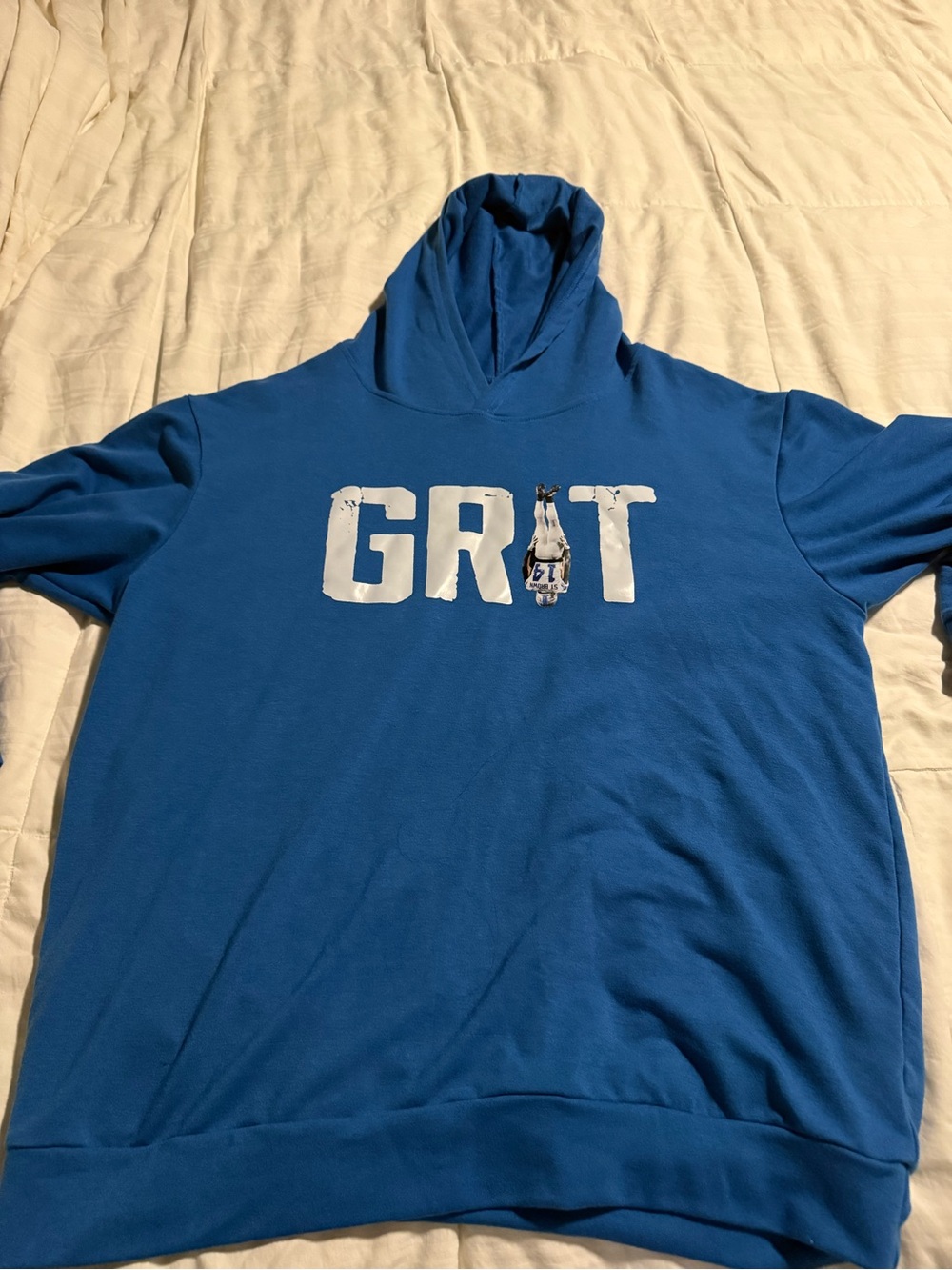 Blue Graphic Hoodie with GRIT Text